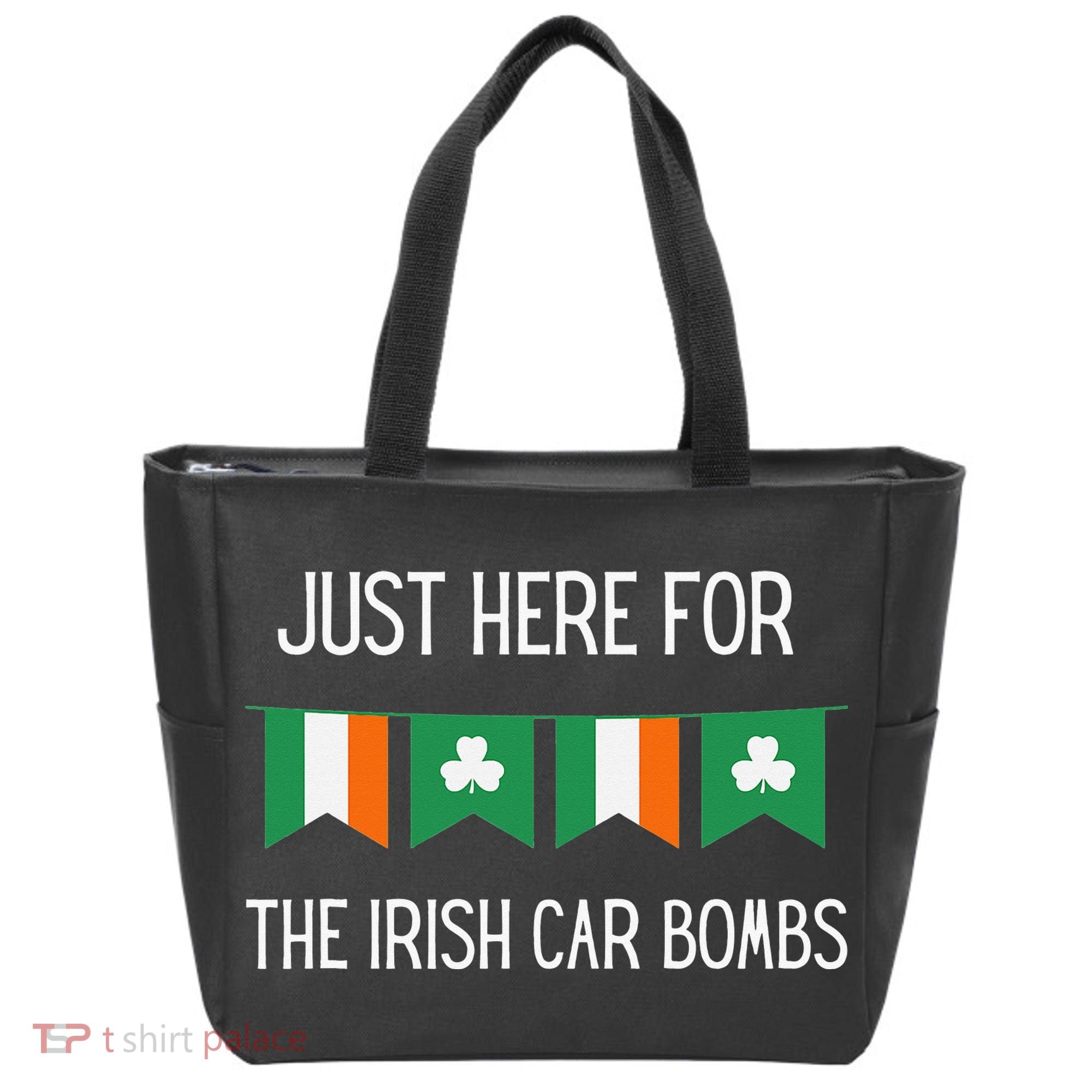 Just Here For the Irish Car Bombs St Patrick's Day Tote Bag