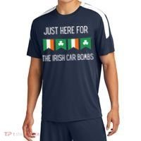Just Here For the Irish Car Bombs St Patrick's Day Soccer Jersey thumb 0