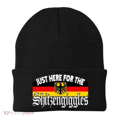 Just Here For The Shitzengiggles Oktoberfest Beanie