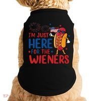 Just Here For The Wieners Doggie Tank thumb 0