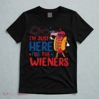 Just Here For The Wieners T-Shirt thumb 5