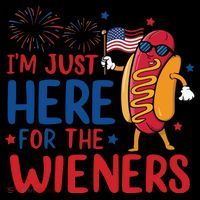 Just Here For The Wieners Coffee Mug thumb 5