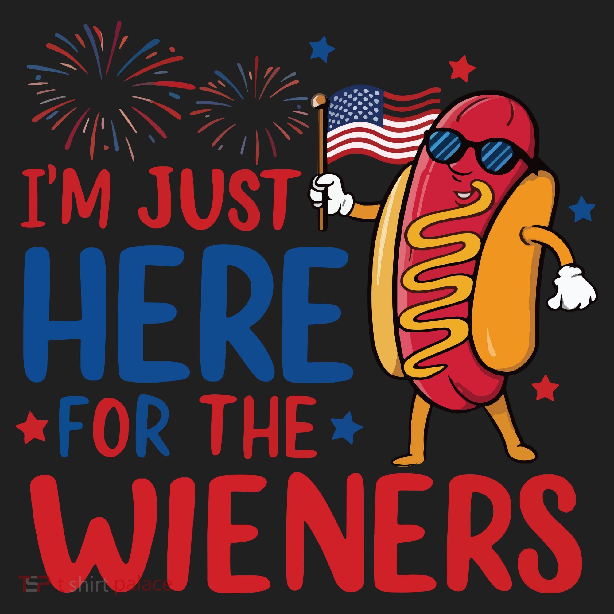Just Here For The Wieners Beanie
