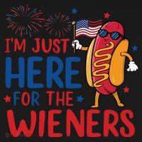 Just Here For The Wieners Women's Tank Top thumb 5
