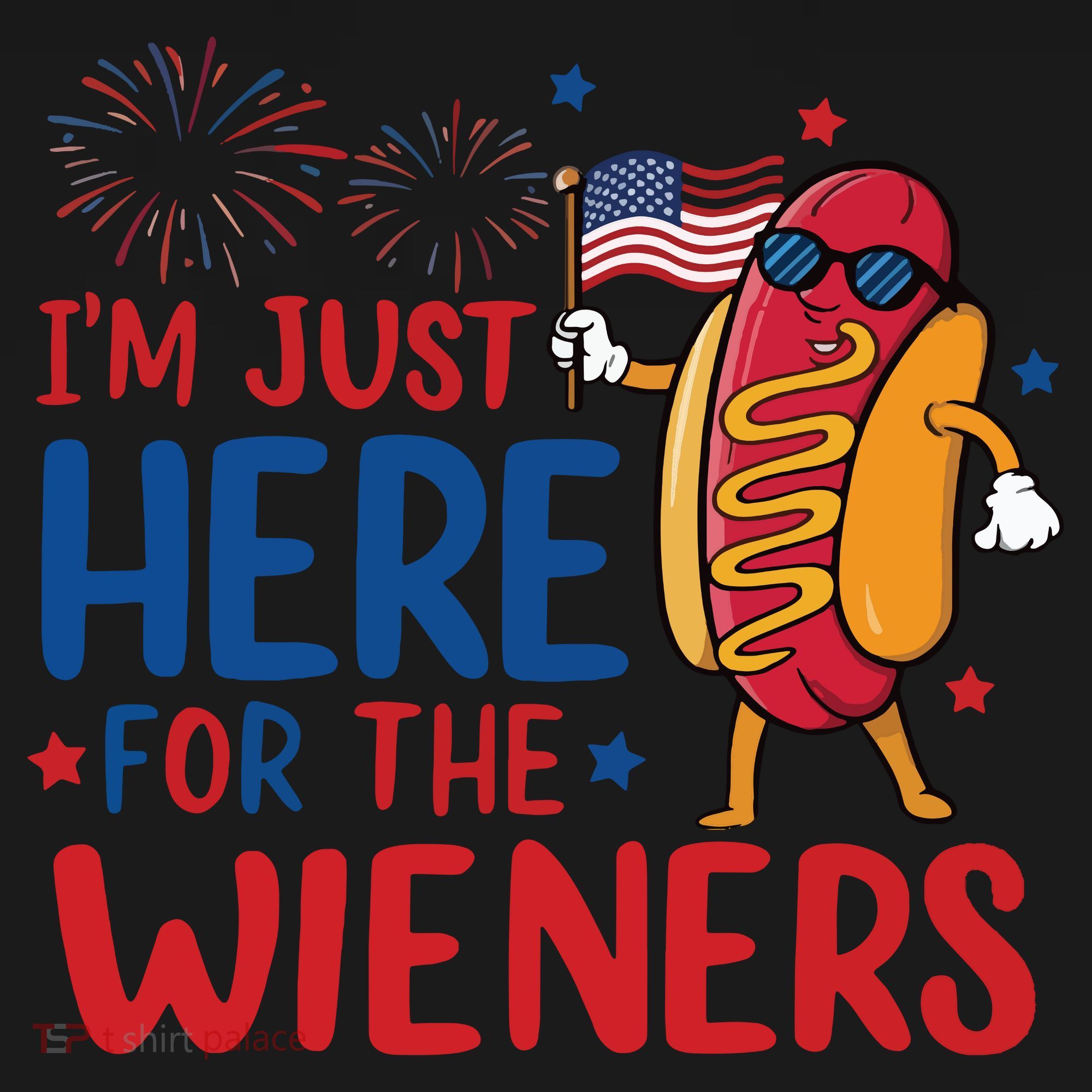 Just Here For The Wieners Baby Bodysuit