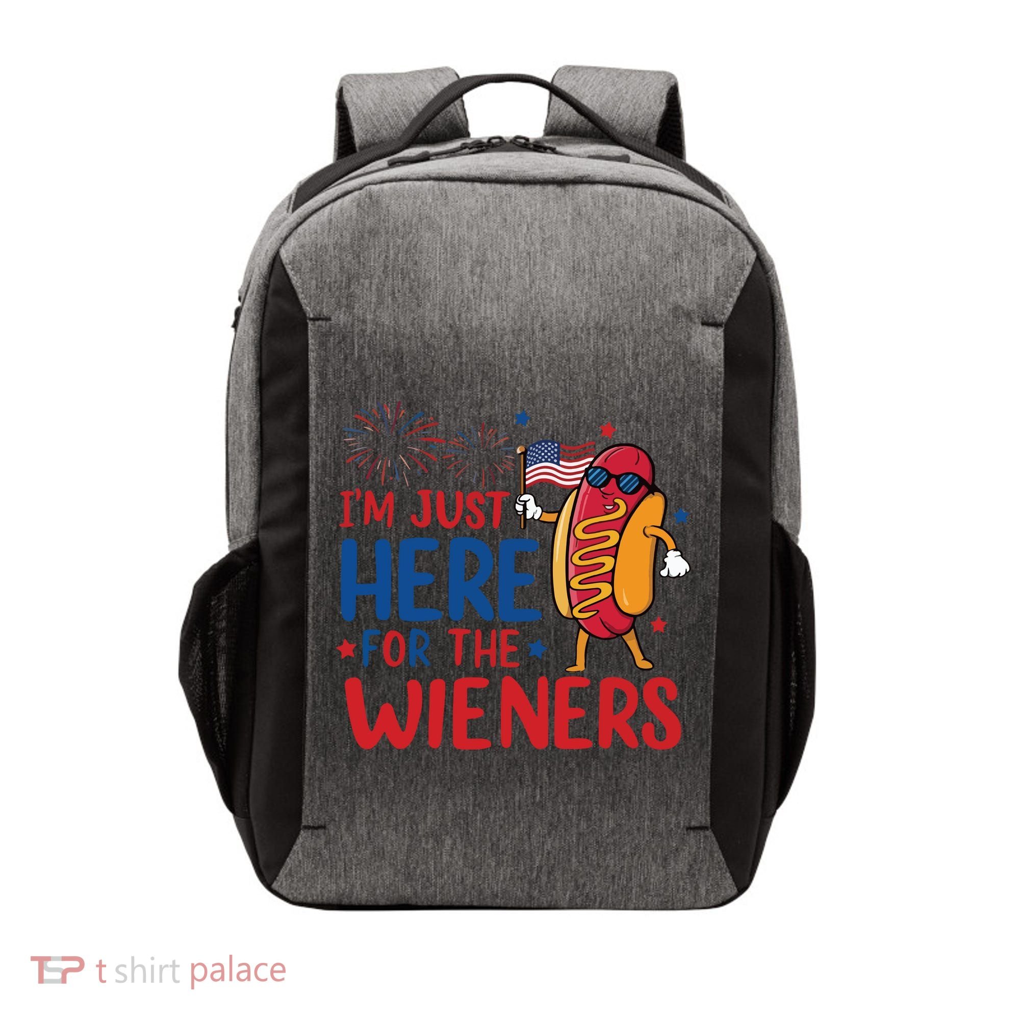 Just Here For The Wieners Vector Backpack