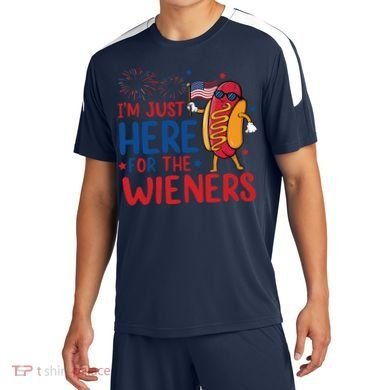 Just Here For The Wieners Soccer Jersey