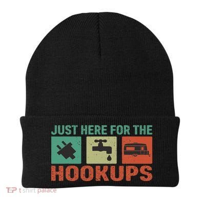 Just Here For The Hookups Motorhome Camping Rv Beanie