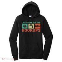 Just Here For The Hookups Motorhome Camping Rv Women's Hoodie thumb 0