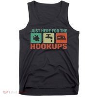 Just Here For The Hookups Motorhome Camping Rv Tank Top thumb 0