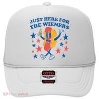 Just Here For The Wieners 4th Of July Funny Hot Dot Hat thumb 0