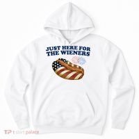 Just Here For The Wieners 4th Of July Hoodie thumb 0