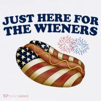Just Here For The Wieners 4th Of July Apron thumb 3