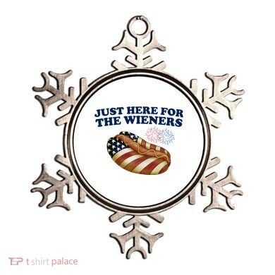 Just Here For The Wieners 4th Of July Ornament