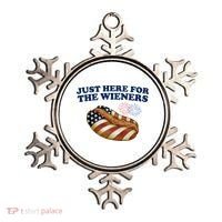 Just Here For The Wieners 4th Of July Ornament thumb 0