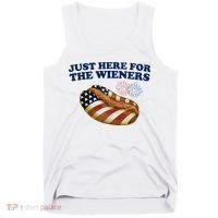 Just Here For The Wieners 4th Of July Tank Top thumb 0