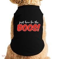 Just Here For The Boos Funny Halloween Doggie Tank thumb 0