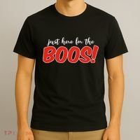 Just Here For The Boos Funny Halloween T-Shirt thumb 3
