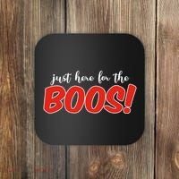 Just Here For The Boos Funny Halloween Coaster thumb 0