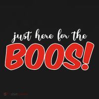 Just Here For The Boos Funny Halloween Women's Hoodie thumb 2