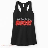 Just Here For The Boos Funny Halloween Women's Tank Top thumb 0