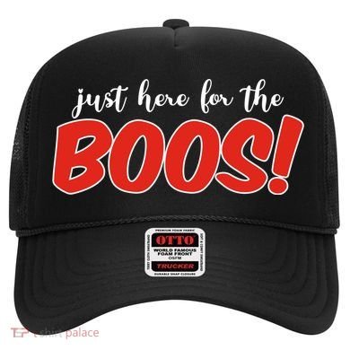 Just Here For The Boos Funny Halloween Hat