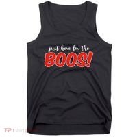 Just Here For The Boos Funny Halloween Tank Top thumb 0