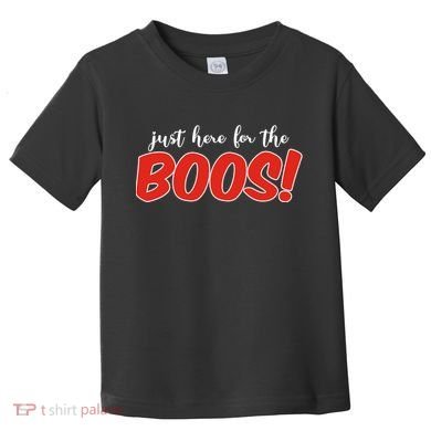 Just Here For The Boos Funny Halloween Toddler T-Shirt