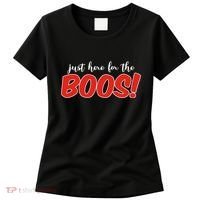 Just Here For The Boos Funny Halloween Women's T-Shirt thumb 0