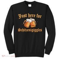 Just Here For Schitzengiggles Funny Oktoberfest Sweatshirt thumb 0