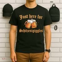 Just Here For Schitzengiggles Funny Oktoberfest T-Shirt thumb 6