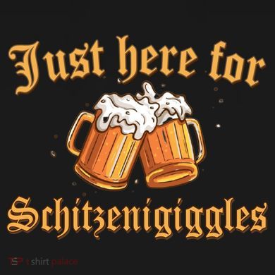Just Here For Schitzengiggles Funny Oktoberfest Hooded Wearable Blanket