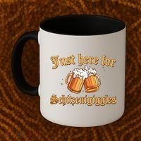 Just Here For Schitzengiggles Funny Oktoberfest Coffee Mug thumb 2