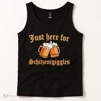Just Here For Schitzengiggles Funny Oktoberfest Tank Top thumb 2