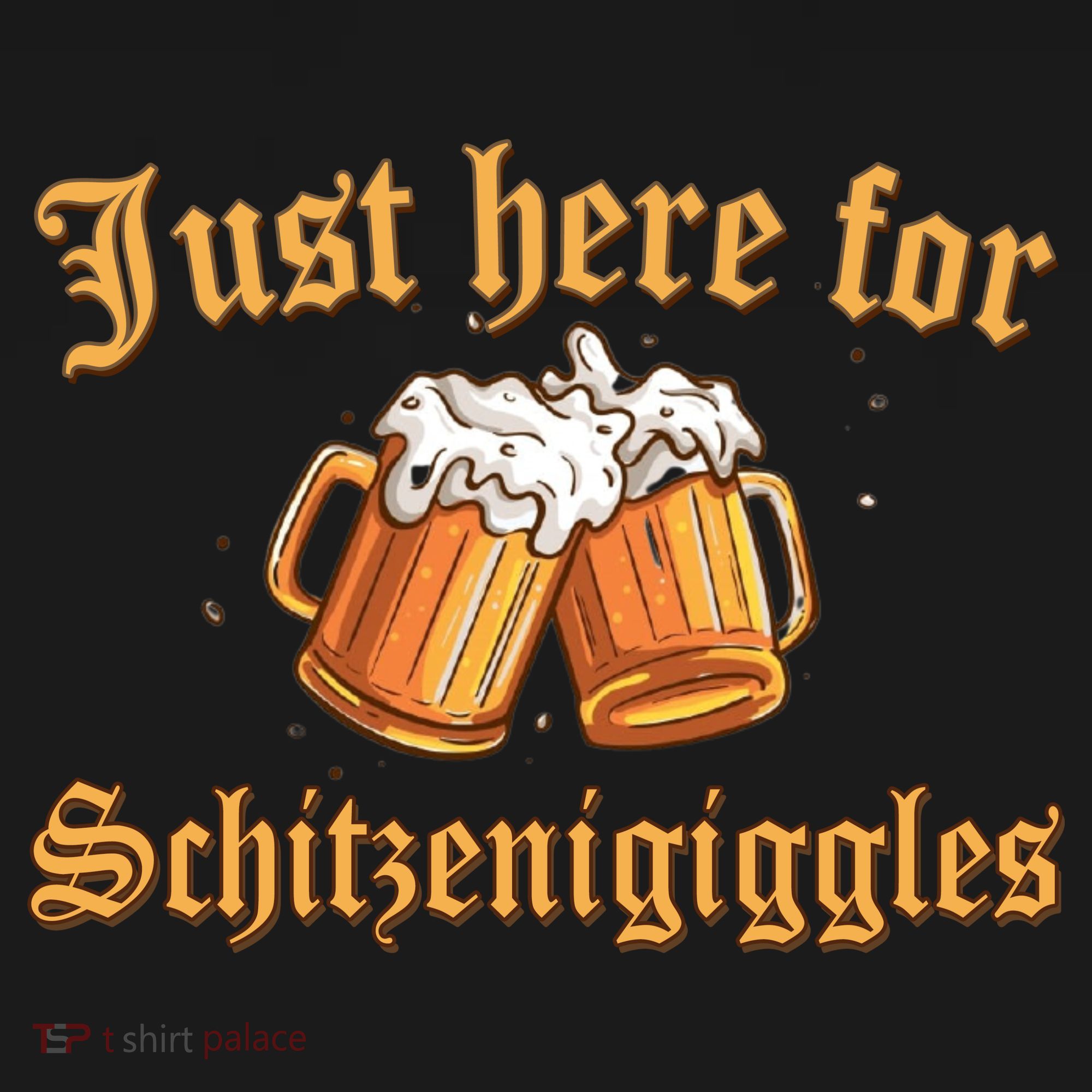 Just Here For Schitzengiggles Funny Oktoberfest Tank Top