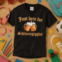 Just Here For Schitzengiggles Funny Oktoberfest Kids T-Shirt thumb 3