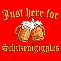 Just Here For Schitzengiggles Funny Oktoberfest Santa Hat thumb 1