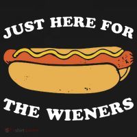 I'm Just Here For The Wieners 4th Of July Shirts Ornament thumb 1