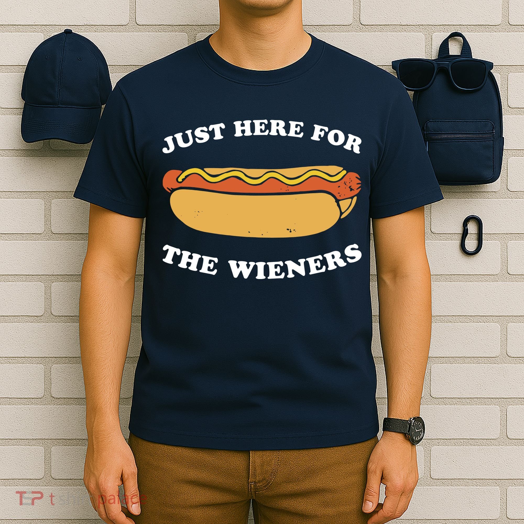 I'm Just Here For The Wieners 4th Of July Shirts T-Shirt