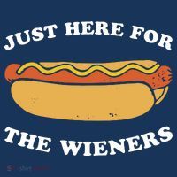 I'm Just Here For The Wieners 4th Of July Shirts Women's Hoodie thumb 2