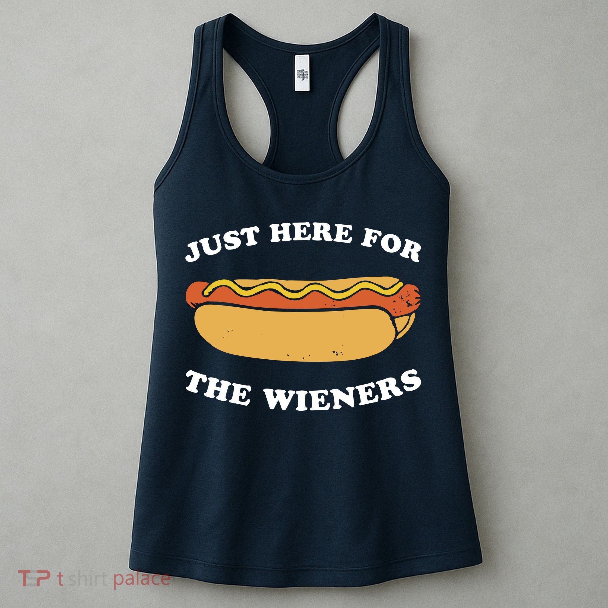 I'm Just Here For The Wieners 4th Of July Shirts Women's Tank Top