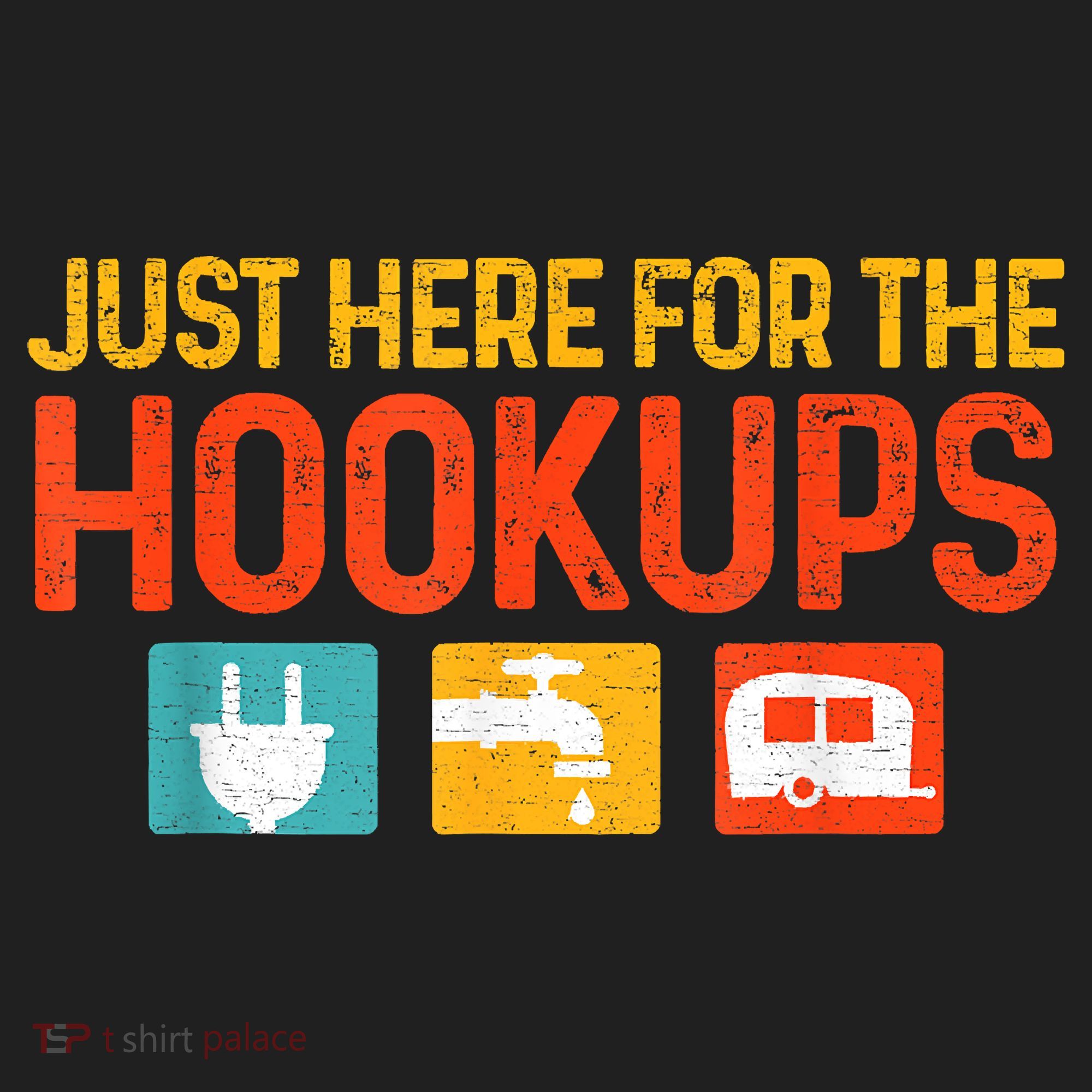 Just Here For The Hookups Motorhome Camping Rv Tumbler