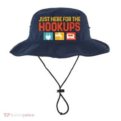 Just Here For The Hookups Motorhome Camping Rv Bucket Hat