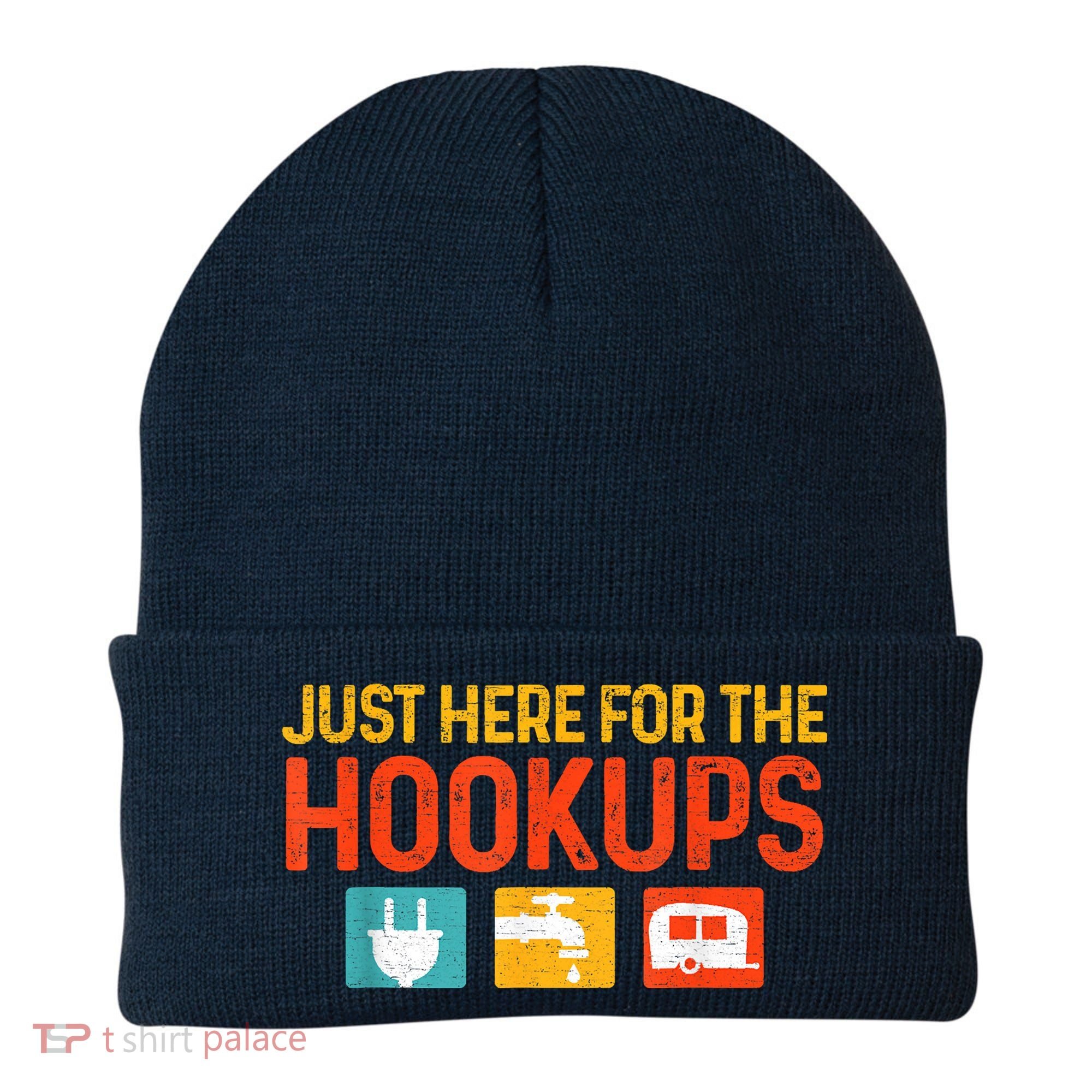 Just Here For The Hookups Motorhome Camping Rv Beanie