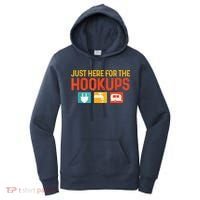 Just Here For The Hookups Motorhome Camping Rv Women's Hoodie thumb 0