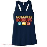 Just Here For The Hookups Motorhome Camping Rv Women's Tank Top thumb 0