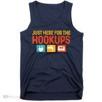 Just Here For The Hookups Motorhome Camping Rv Tank Top thumb 0