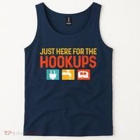 Just Here For The Hookups Motorhome Camping Rv Tank Top thumb 2