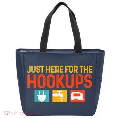 Just Here For The Hookups Motorhome Camping Rv Tote Bag
