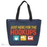 Just Here For The Hookups Motorhome Camping Rv Tote Bag thumb 0